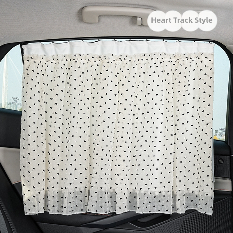 Automobilska sunčana zavjesa s ugrađenom tračnicom, mrežasta zavjesa za bočne prozore, univerzalna