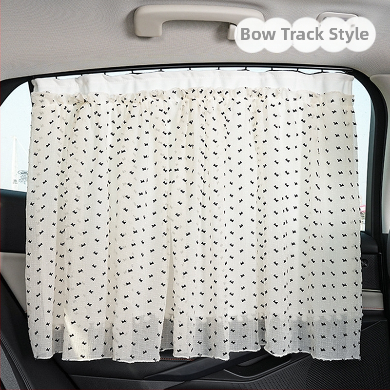 Automobilska sunčana zavjesa s ugrađenom tračnicom, mrežasta zavjesa za bočne prozore, univerzalna