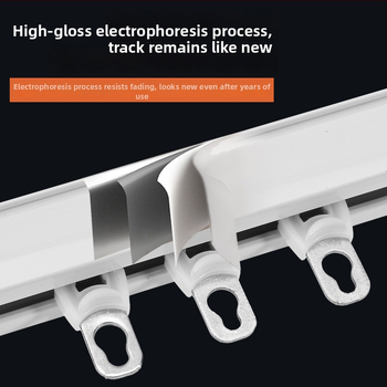 Systém závesných koľajníc, hliníková zliatina, model C830, elektroforezný povrch, moderný minimalizmus, prispôsobiteľné spracovanie