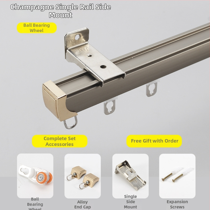 Systém závesných koľajníc, hliníková zliatina, model C830, elektroforezný povrch, moderný minimalizmus, prispôsobiteľné spracovanie