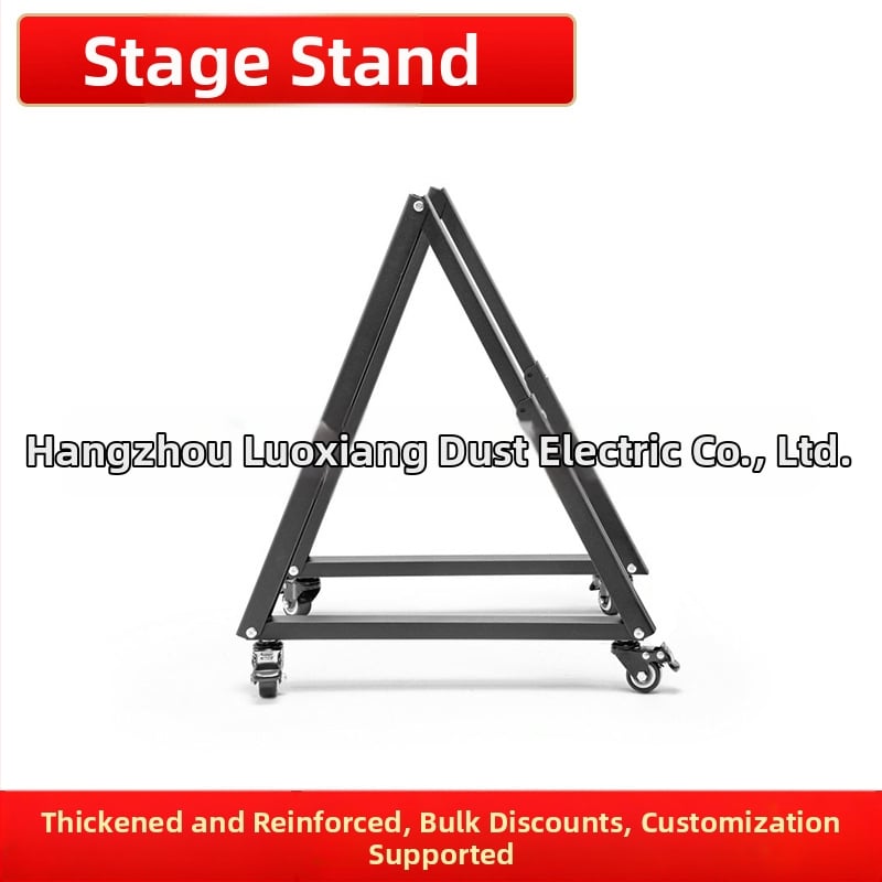 Alacsony TV-tartó háromszög alapú, mozgó kocsi, 45°-os dőlés, teherbírás 11-15 kg