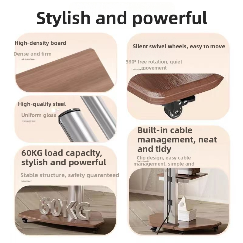 Držiak na televízor pre plochý displej s monitorovým stojanom, univerzálna kompatibilita