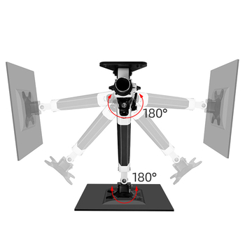 GST111W-300 falra szerelhető TV tartó, alumíniumötvözet, mechanikus vezérlés, teherbírás 11–15 kg