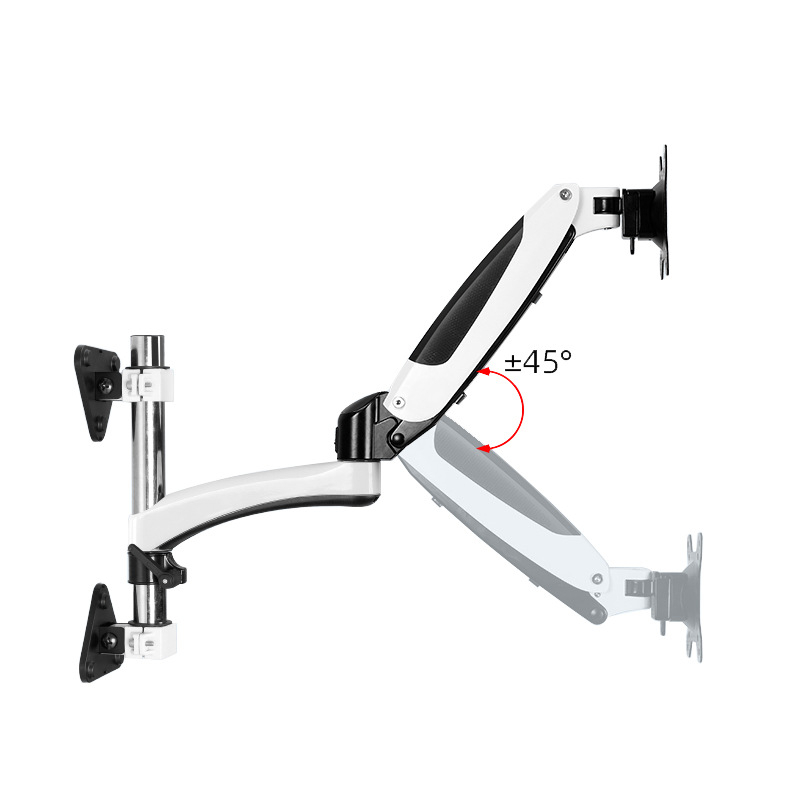 GST111W-300 falra szerelhető TV tartó, alumíniumötvözet, mechanikus vezérlés, teherbírás 11–15 kg