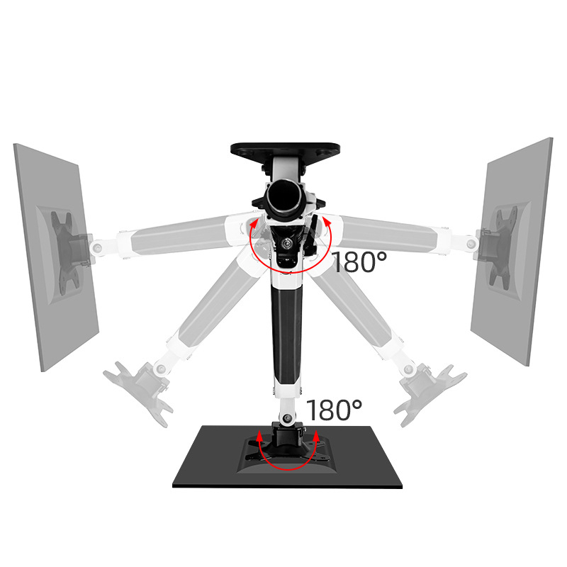 GST111W-300 falra szerelhető TV tartó, alumíniumötvözet, mechanikus vezérlés, teherbírás 11–15 kg