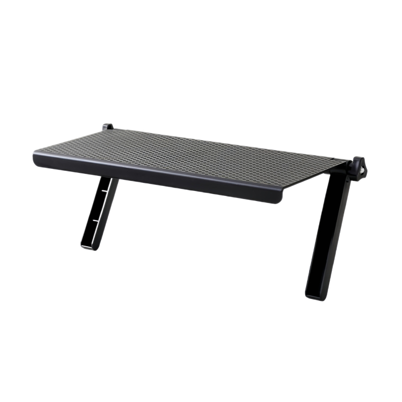 Stalak za TV set-top kutiju i ruter – moderan minimalistički stil, ugradnja bez bušenja, PP materijal, 1 sloj, pogodno za stolni prostor, spavaću sobu ili skladište