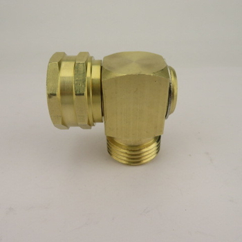 Conector unghiular pivotant din alamă, 90°, marcă Zhejiang