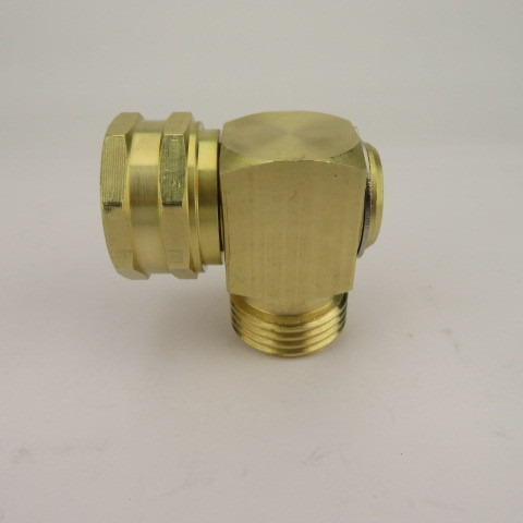 Conector unghiular pivotant din alamă, 90°, marcă Zhejiang