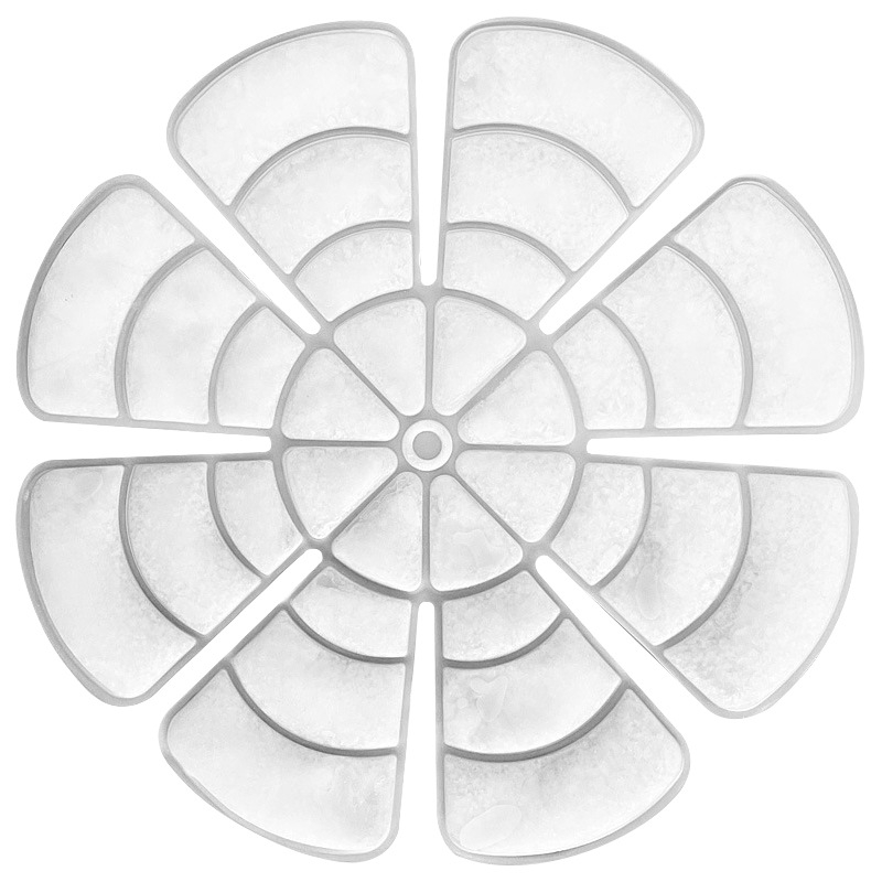 Fejre tervezett sapka-stílusú jégpad, TPU anyag, PCM töltet, tömeg 100, hűtő hatás és hőguta megelőzése