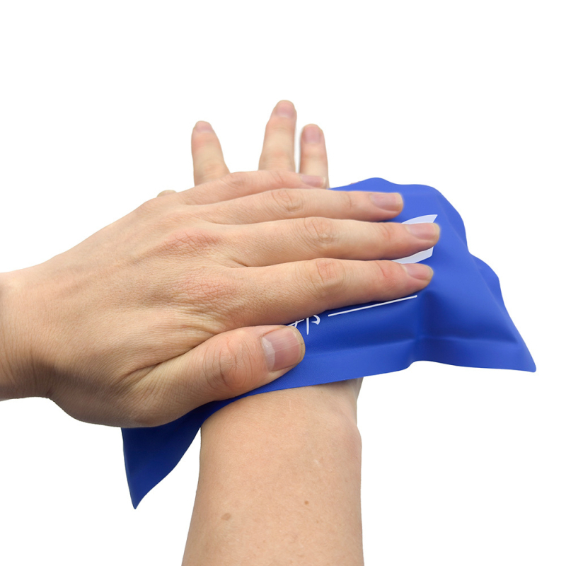 Jubang Правоъгълна торба за охлаждане с гелова пълнеж, плат: нейлон и PVC, 200 g, за охлаждане и профилактика на топлинен удар