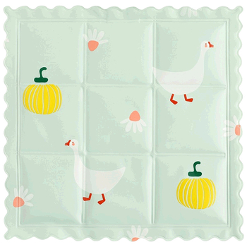 Pastorális karikatúra dizájnnal rendelkező vízzel töltött hűtőpad, PVC anyag, tömeg 500–600 g, csomagolás 40 darab, testreszabás elérhető