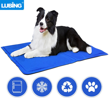 Подложка за охлаждане за домашни любимци – PVC плат, ледени кристали, охлаждане за предотвратяване на прегряване, прост стил, многофункционална