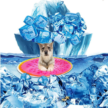 Подложка за охлаждане за домашни любимци – PVC плат, ледени кристали, охлаждане за предотвратяване на прегряване, прост стил, многофункционална
