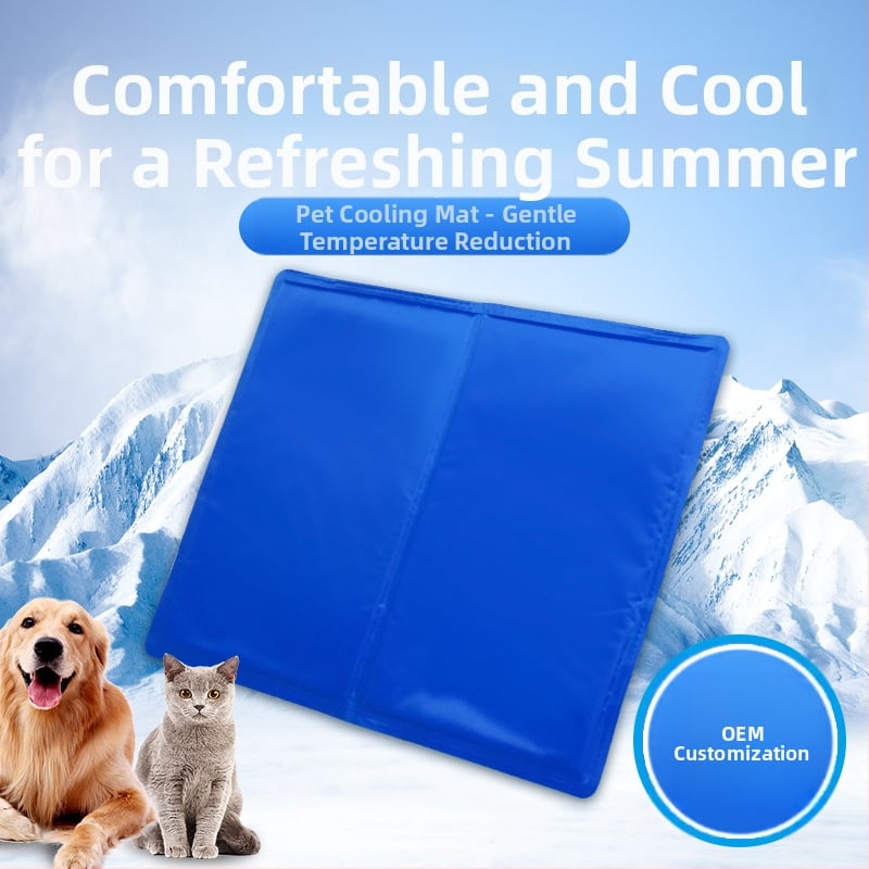 Охлаждаща подложка за котки – дишаща, водоустойчива полиестерна подложка за вътрешна, външна и автомобилна употреба