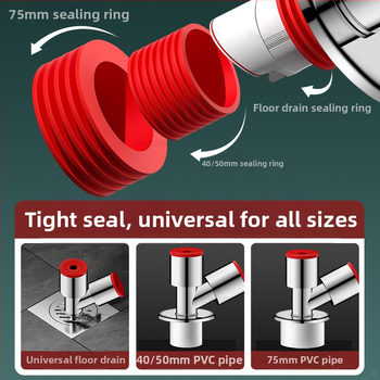 Diverter de drenaj cu trei căi pentru balcon: pentru mașina de spălat și chiuvetă, ABS, anti-umplere, conductă 2-in-1