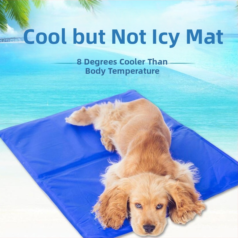 Охлаждаща подложка за кучета, PVC композитна тъкан, ледена подложка за сън