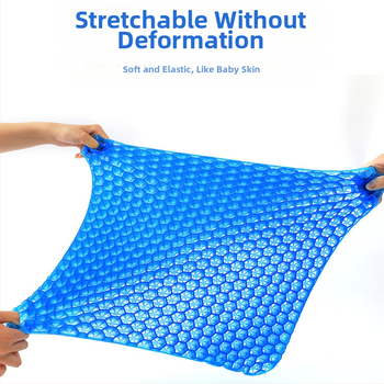 Гел седалкова подложка за офис стол – охлаждане и облекчаване на болката при дълго седене, PVC покритие, водно пълнеж, тегло 500 g, прост стил