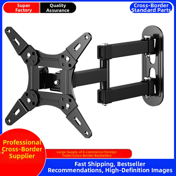 Teleskopický otočný nástenný držiak na TV, studená valcovaná oceľ, nosnosť 1-19 kg