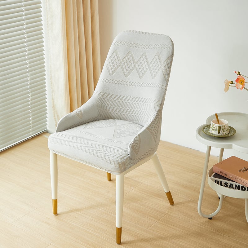 Κυρτό Κάλυμμα Καρέκλας με Μπράτσο, Πολυεστέρας, Αντιολισθητικό, Αποφυγή σκόνης, Νέο Κινέζικο Στυλ