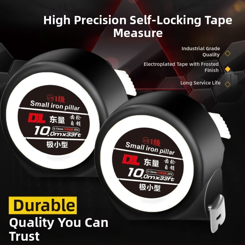 Μετρητική ταινία – παχύτερος σχεδιασμός, ανθεκτική στη φθορά, αυτόκλειδόμενη, ABS υλικό, εύρος μέτρησης 25