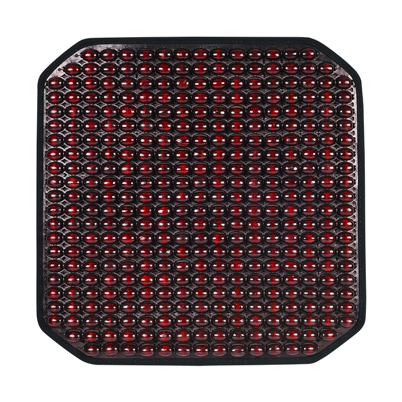 Μαξιλαράκι καθίσματος αυτοκινήτου από ξύλινους κόκκους με οσφυϊκή υποστήριξη και μασάζ - Izidi, με άδεια ιδιωτικής ετικέτας