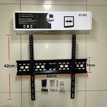 Integrirani zidni nosač za televizor s mogućnošću podešavanja ugla, metalni nosač, nosivost 15 kg+, model Integrated Rack 2, mehaničko upravljanje.