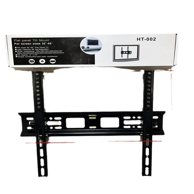 Integrirani zidni nosač za televizor s mogućnošću podešavanja ugla, metalni nosač, nosivost 15 kg+, model Integrated Rack 2, mehaničko upravljanje.