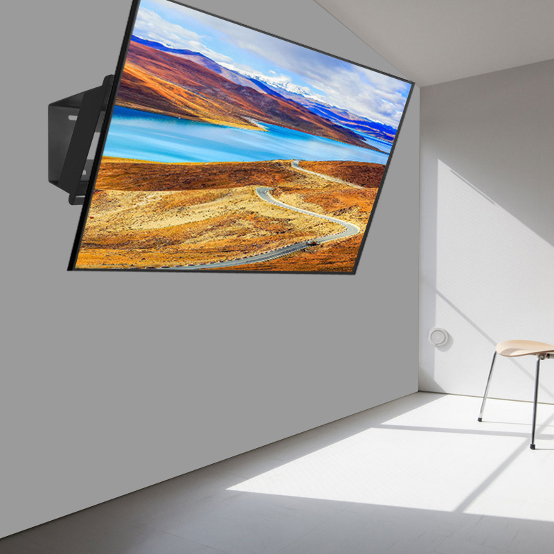 Zidni nosač TV-a s nagibom od 45°, model t400, izrađen od hladno valjanog čelika, težina 6 kg