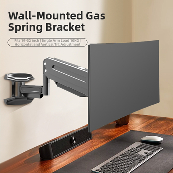 Nástenný držiak na monitor s vyťahovaním a 360° otočením, pre obrazovky 17–32 palcov, model WM18, materiál: cold tie steel, hmotnosť: 3 kg