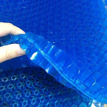 Gel jastuk za sjedenje s hlađenjem, saćasti dizajn, jaja oblik, fleksibilni auto jastuk, mekan i prozračan