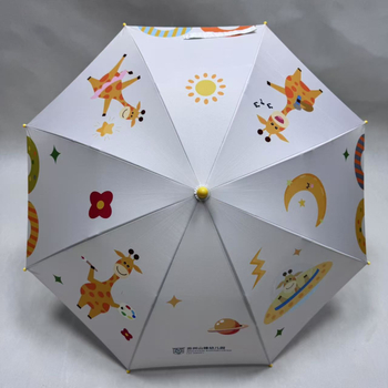 Ομπρέλα για παιδιά με μακριά λαβή – καρτούν σχέδιο, χειροκίνητο άνοιγμα και κλείσιμο, 8 βέργες από ίνα, ύφασμα 190T, λαβή από πλαστικό