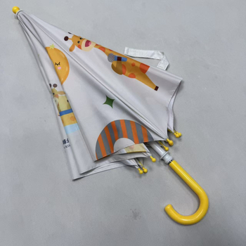 Ομπρέλα για παιδιά με μακριά λαβή – καρτούν σχέδιο, χειροκίνητο άνοιγμα και κλείσιμο, 8 βέργες από ίνα, ύφασμα 190T, λαβή από πλαστικό