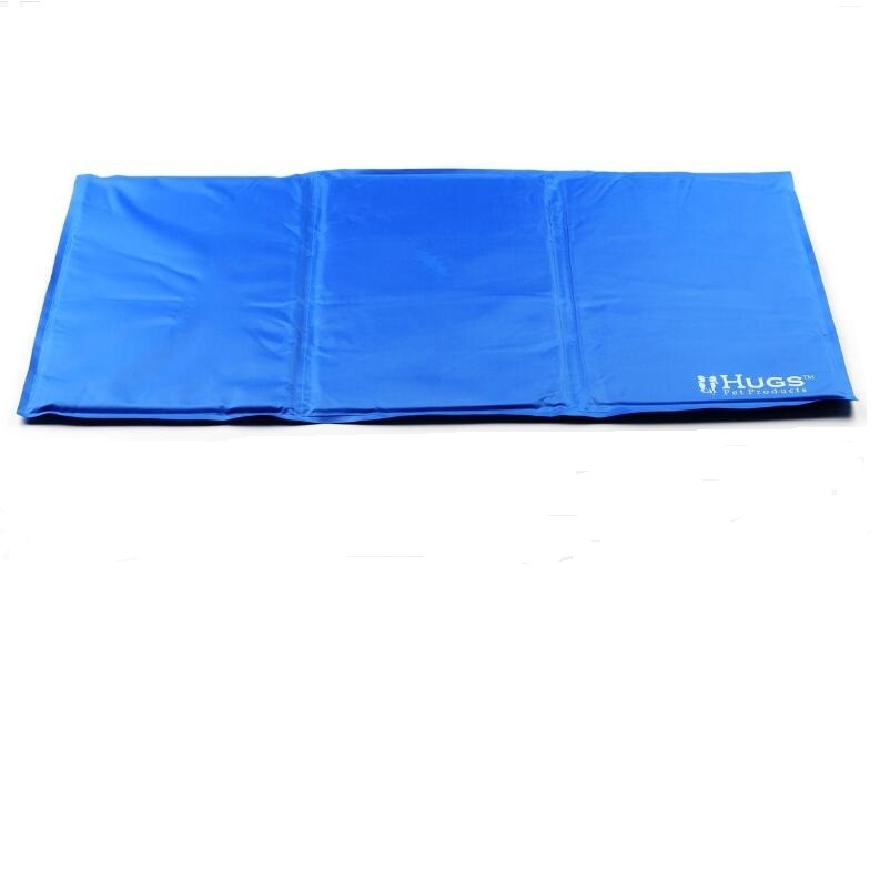 Yi Shun Ледена подложка за домашни любимци – двуразделен дизайн, найлонова тъкан, ледени кристали за охлаждане