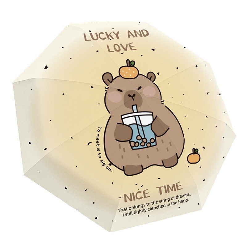 Suncani kišobran s 12 rebara i dugom drškom, UPF50+ zaštita, poliester tkanina 170T, aluminijski držač