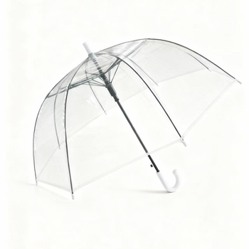 Dječji prozračni kišobran s 8 rebara od vlaknastog materijala, poluautomatsko otvaranje, željezna osovina, mogućnost tiskanja logotipa