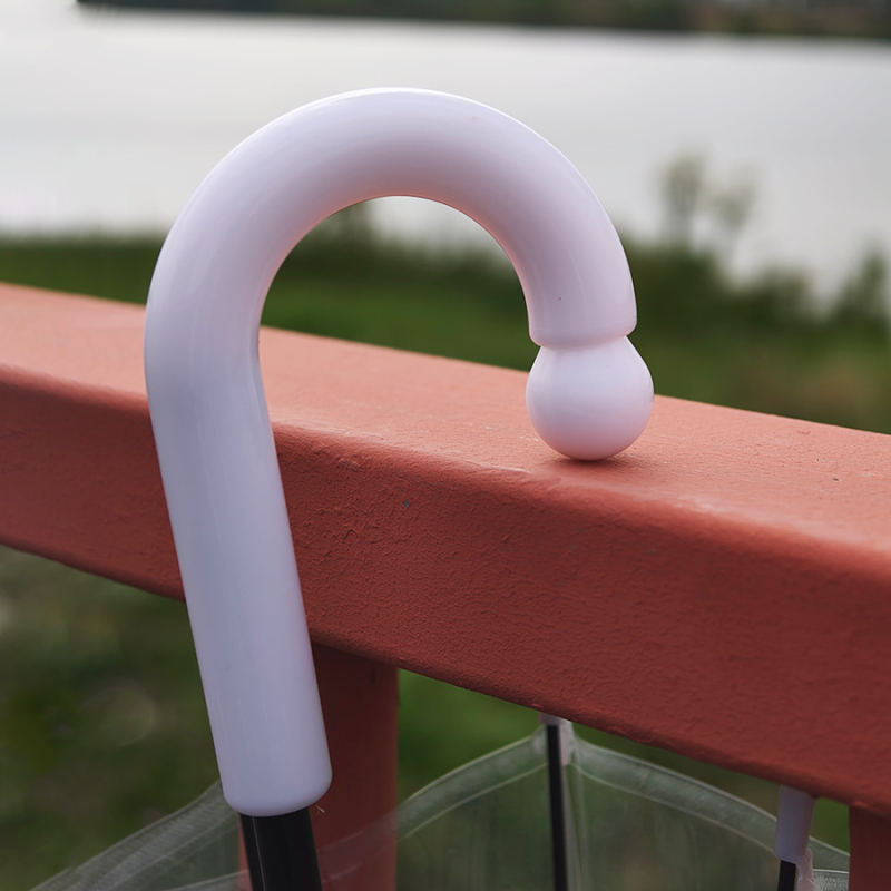 Dječji prozračni kišobran s 8 rebara od vlaknastog materijala, poluautomatsko otvaranje, željezna osovina, mogućnost tiskanja logotipa