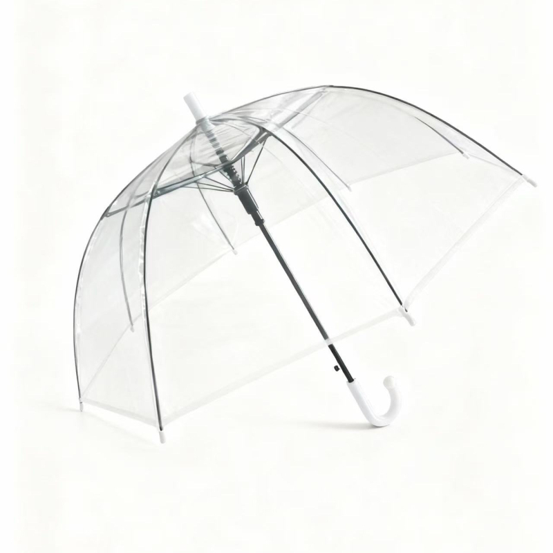 Dječji prozračni kišobran s 8 rebara od vlaknastog materijala, poluautomatsko otvaranje, željezna osovina, mogućnost tiskanja logotipa