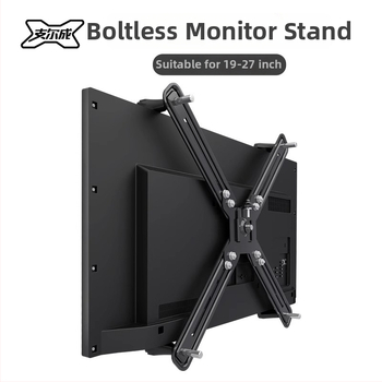 Otáčajúci držiak na monitor WK003, studenoválcovaná oceľ, 5 kg, zadný VESA adaptér