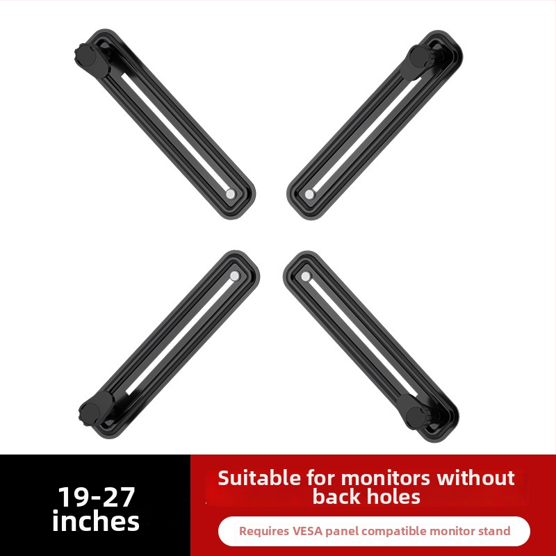 Otáčajúci držiak na monitor WK003, studenoválcovaná oceľ, 5 kg, zadný VESA adaptér