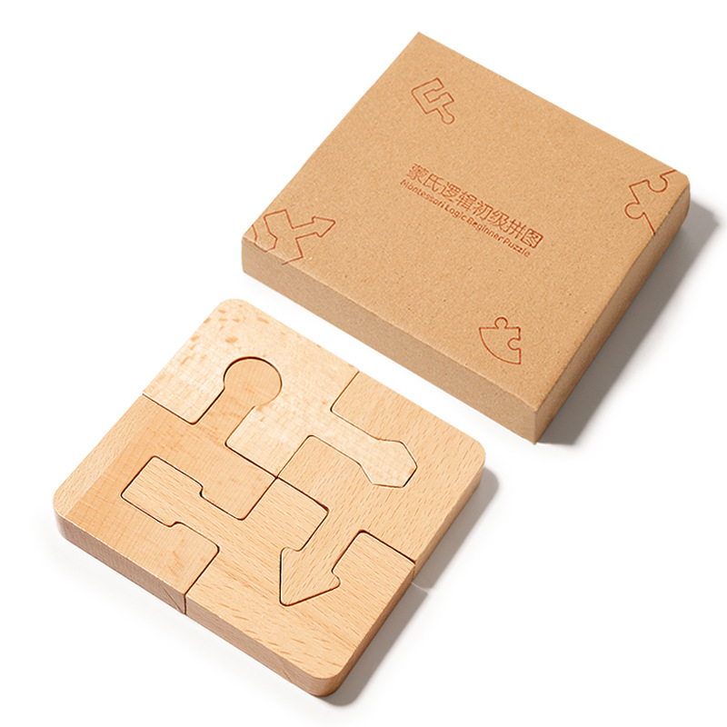 Montessori drveni puzzle za bebe i malu djecu – plosna slagalica s klasifikacijom oblika i vježbom hvatanja rukom (Drveno; 0–3 godine; Plosna slagalica; Kod proizvoda: Ncb-2025070401)