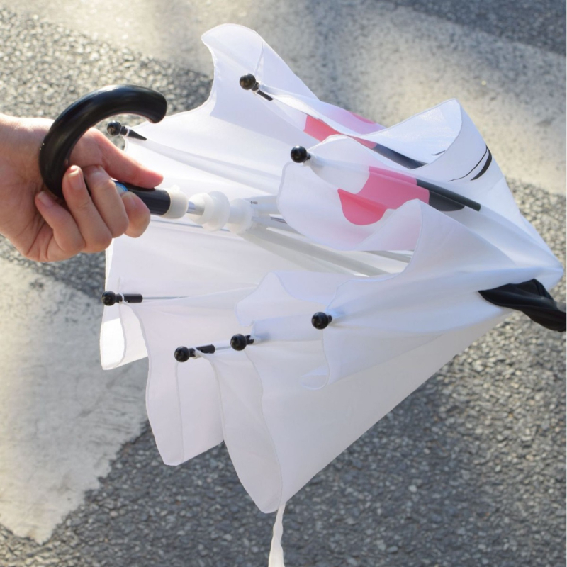 Dječji kišobran s pandom – crtani dizajn, kupol od poliestera, 8 rebara od legiranog materijala, ručno otvaranje i zatvaranje, plastična drška