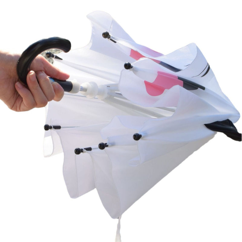 Dječji kišobran s pandom – crtani dizajn, kupol od poliestera, 8 rebara od legiranog materijala, ručno otvaranje i zatvaranje, plastična drška