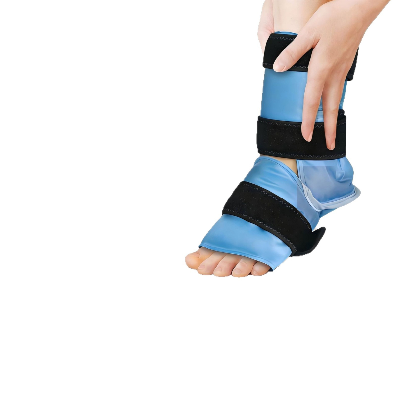 Láb- és boka hűtő jégpárna | jégkristály töltet, poliészter anyag, hordozható, 10 darabos csomag, 900 g, testreszabható feldolgozás