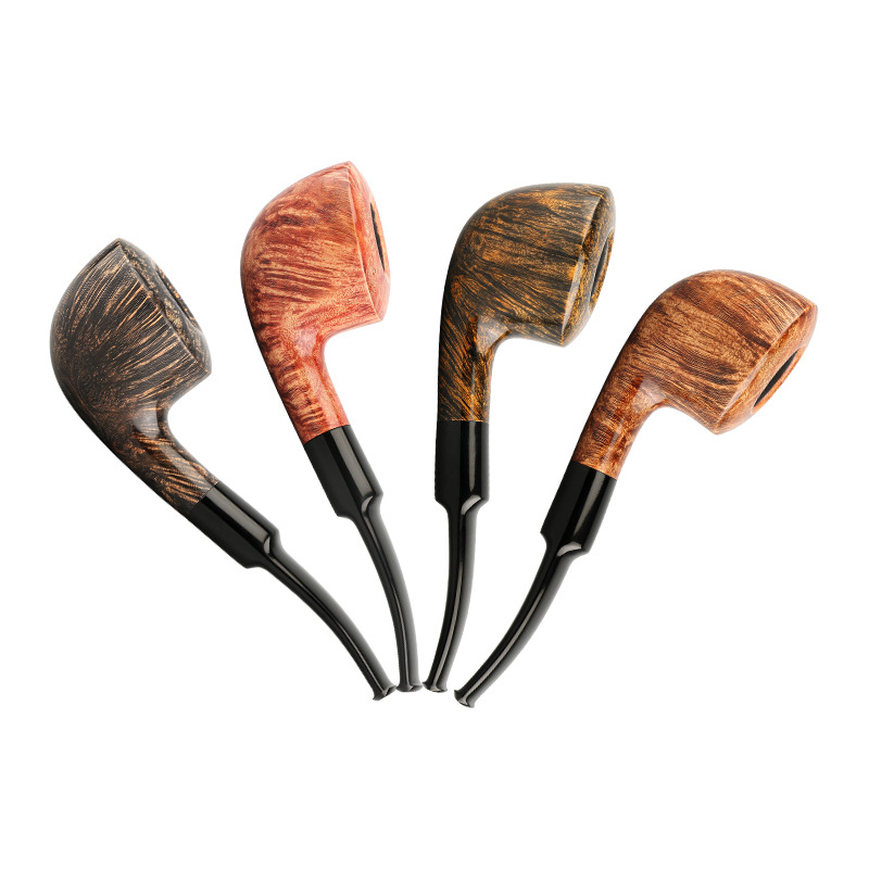 Pipă de fumat Shaolan, lemn briar, model LW00346-1, stil Modern Minimalist, imprimare logo personalizată