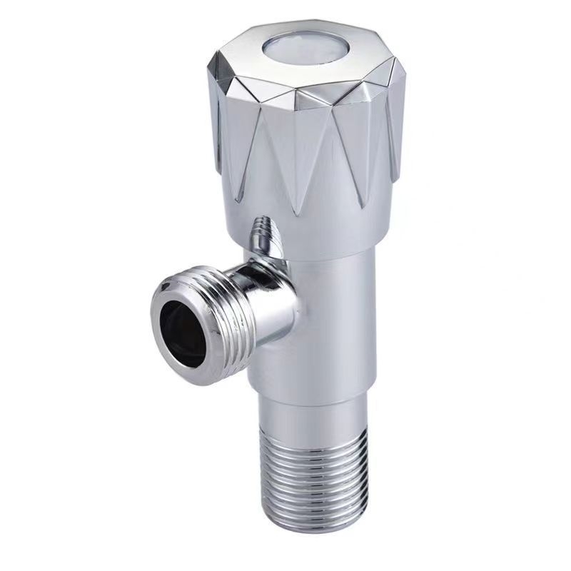Nehrđajući čelični kutni ventil s 360° rotirajućim izlazom, model 31512, unutarnji promjer 20 mm, radni tlak 80, za WC i bojler