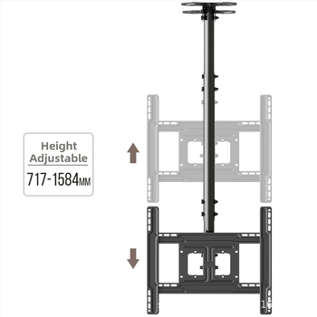 Stropni nosač za televizor, univerzalni, teleskopcki i okretni, željezni nosač, model T560-15, nosivost preko 15 kg, može se montirati na zid