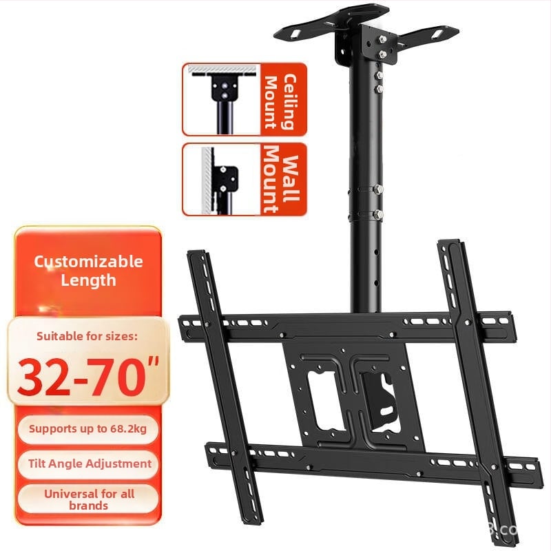 Stropni nosač za televizor, univerzalni, teleskopcki i okretni, željezni nosač, model T560-15, nosivost preko 15 kg, može se montirati na zid