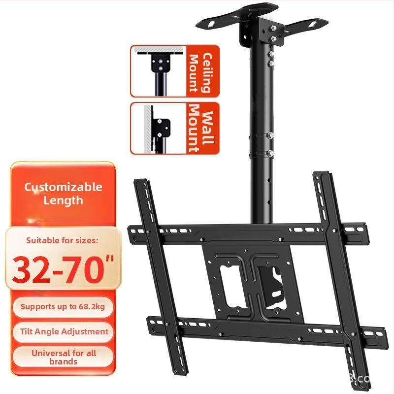 Stropni nosač za televizor, univerzalni, teleskopcki i okretni, željezni nosač, model T560-15, nosivost preko 15 kg, može se montirati na zid