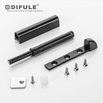 Μηχανισμος πορτας ντουλαπας με ανακτηση, τυπος ωθησης, κρυφο ανοικμα, μοντελο W079, υλικο αλουμινιου κραμα + POM, καταλληλο για ντουλαπες και πυρασφαλτικες πορτες, στυλ μοντερνο μινιμαλιστικο