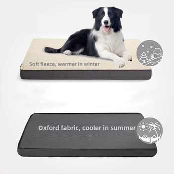 Подложка за кучешка будка — Сваляща се и миеща се, платнена подложка за кучета (Материал: платове; Категория: охлаждаща подложка; Код: 202403120001; За: кучета)
